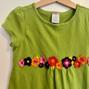 Gymboree Knit Dress with Felt Flower Detail, Size 5